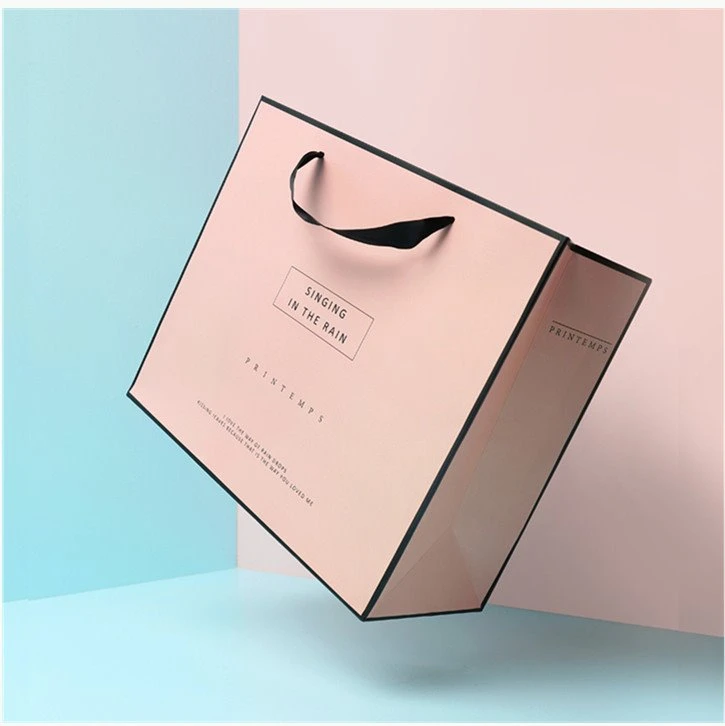 bulk paper bags with handles wholesale