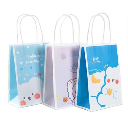 Blue Paper Bags With Handles