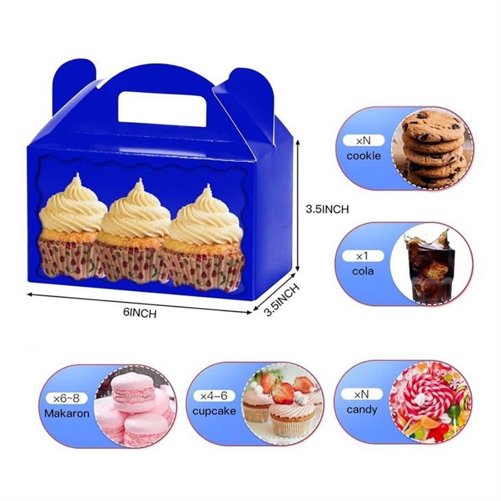 Blue Food Paper Boxes